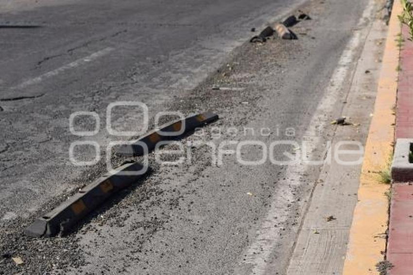 TLAXCALA . CICLOVÍAS DAÑADAS