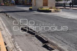 TLAXCALA . CICLOVÍAS DAÑADAS