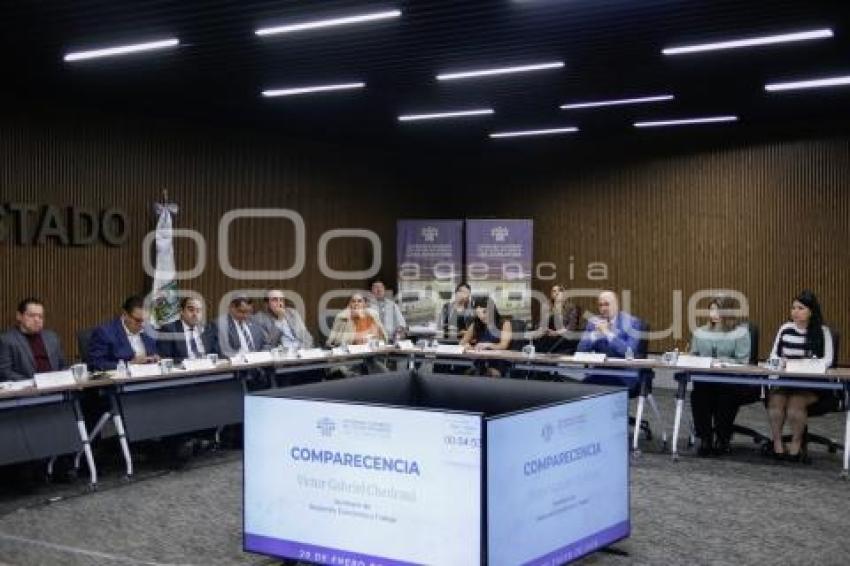 COMPARECENCIA . ECONOMÍA