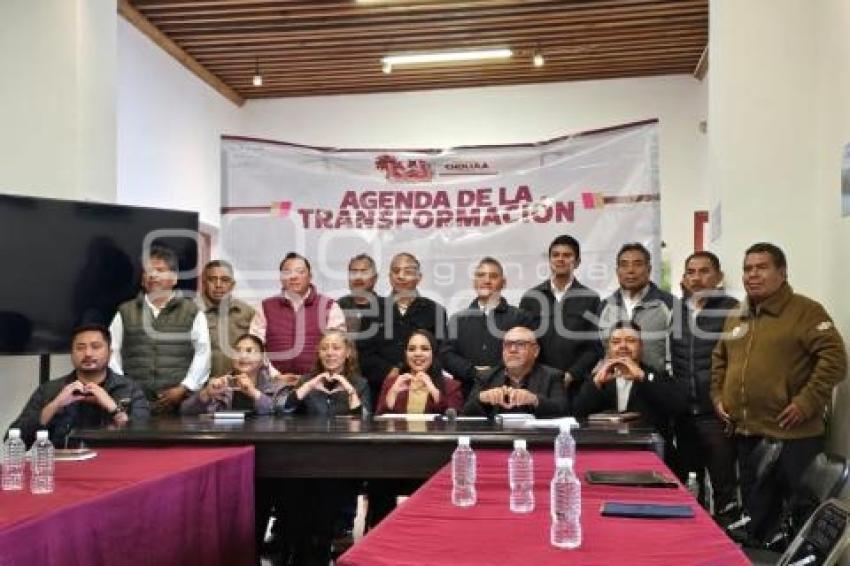 SAN PEDRO CHOLULA .  OBRA PÚBLICA