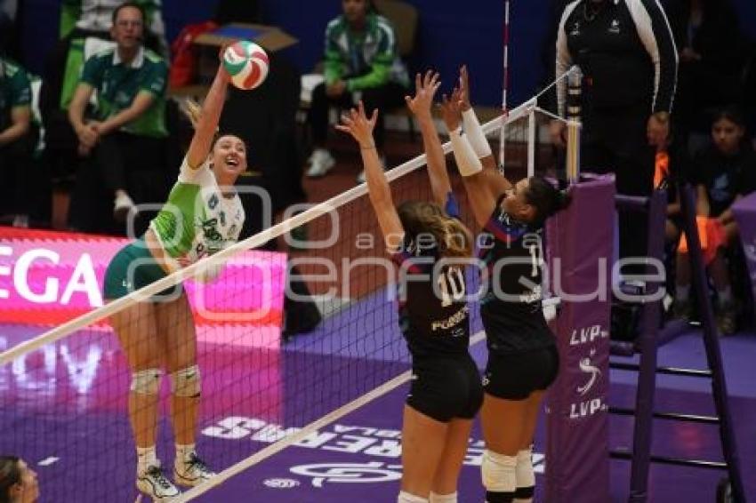 VOLEIBOL . GUERRERA DE PUEBLA VS LEONAS