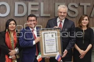 CONGRESO . RELACIONES DIPLOMÁTICAS