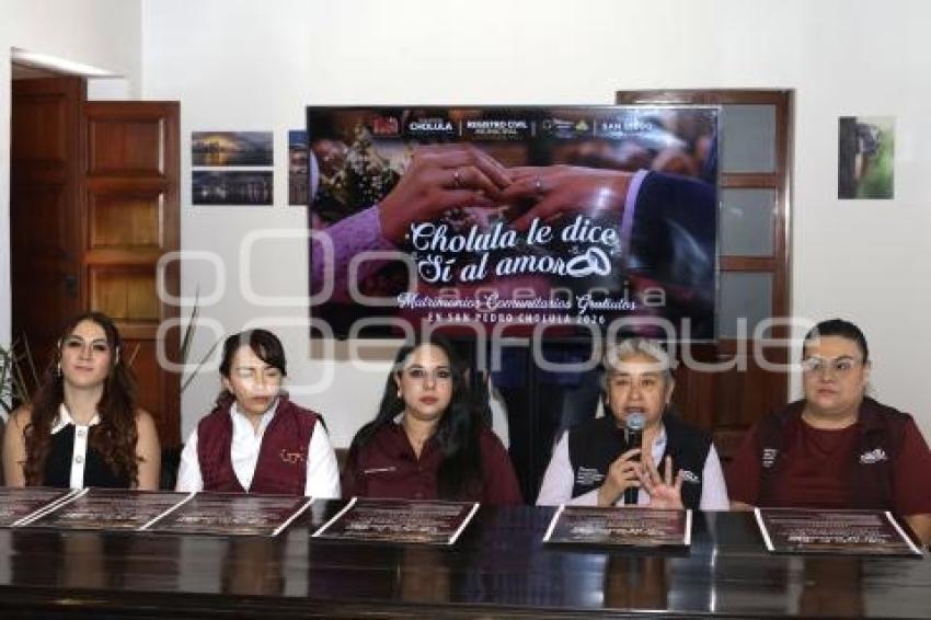 SAN PEDRO CHOLULA . MATRIMONIOS COMUNITARIOS