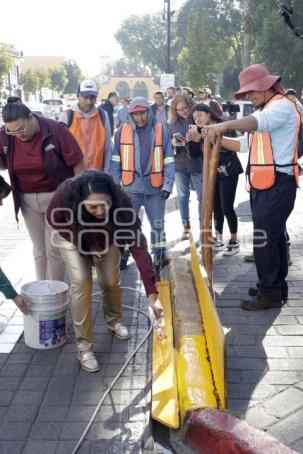 SAN PEDRO CHOLULA . MANTENIMIENTO CENTRO HISTORICO