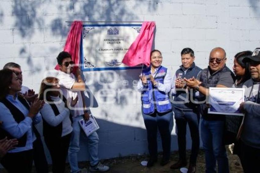 SAN ANDRÉS CHOLULA . ADOQUINAMIENTO 5 SUR