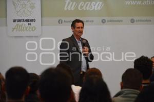 ATLIXCO . CONFERENCIA DIPUTADO URUGUAYO