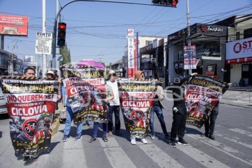 MANIFESTACIÓN CALZADA ZAVALETA