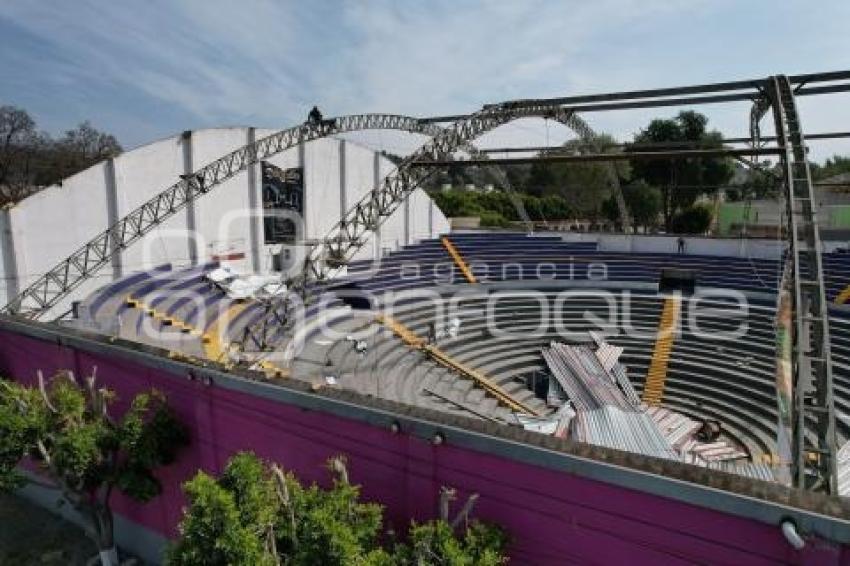 TLAXCALA . DEMOLICIÓN DE PALENQUE