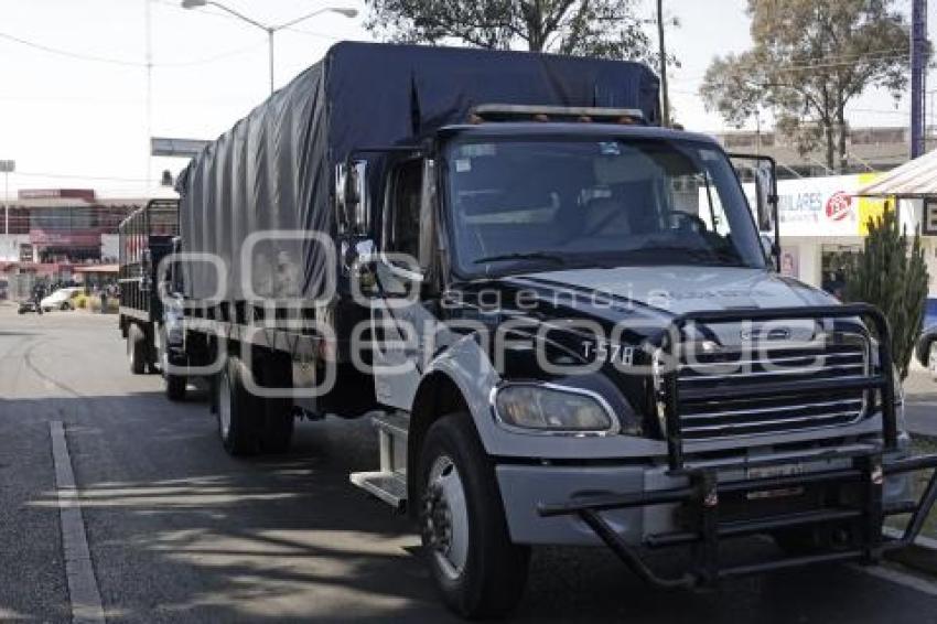MANIFESTACIÓN . TRANSPORTISTAS 
