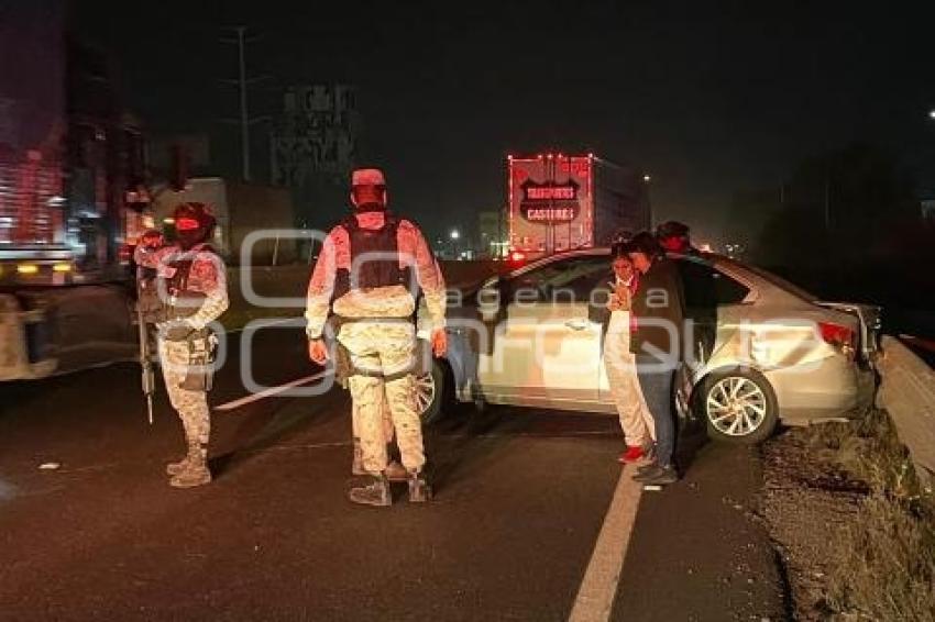 ACCIDENTE AUTOPISTA MÉXICO-PUEBLA