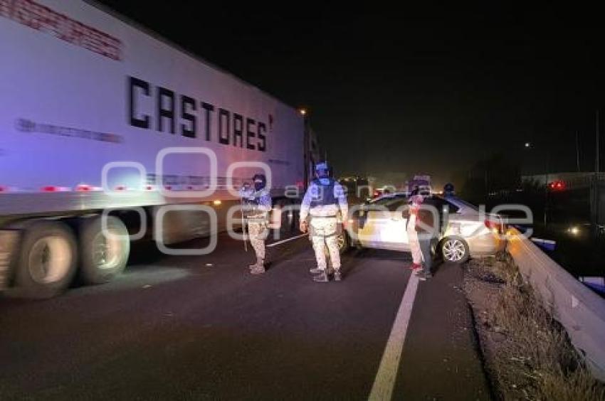 ACCIDENTE AUTOPISTA MÉXICO-PUEBLA