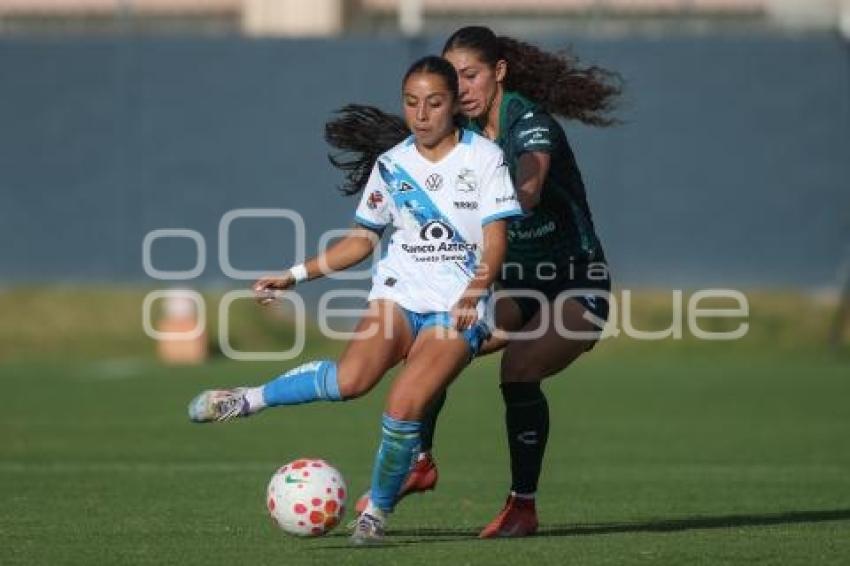 FUTBOL FEMENIL . PUEBLA VS SANTOS