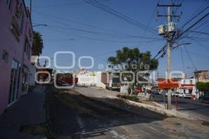 TLAXCALA . CIERRE BOULEVARD DEL MAESTRO