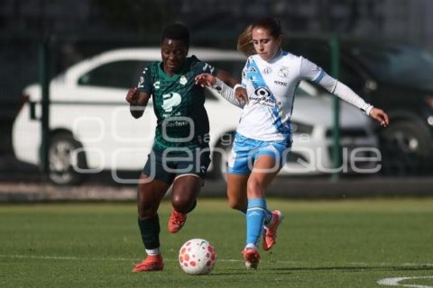 FUTBOL FEMENIL . PUEBLA VS SANTOS
