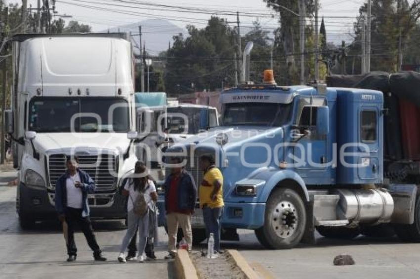 MANIFESTACIÓN . TRANSPORTISTAS PERIFERICO