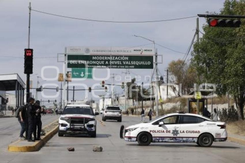 MANIFESTACIÓN . TRANSPORTISTAS PERIFERICO
