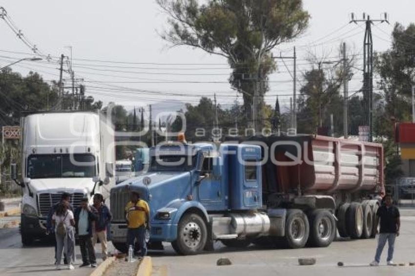 MANIFESTACIÓN . TRANSPORTISTAS PERIFERICO