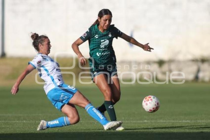 FUTBOL FEMENIL . PUEBLA VS SANTOS