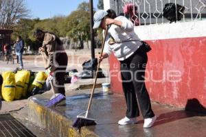 TLAXCALA . FAENA ESCUELA EMILIANO ZAPATA