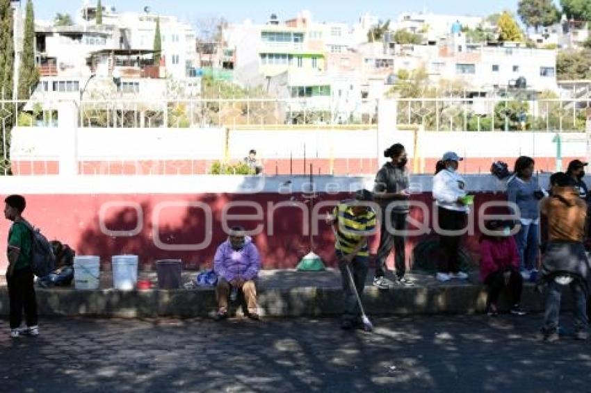 TLAXCALA . FAENA ESCUELA EMILIANO ZAPATA