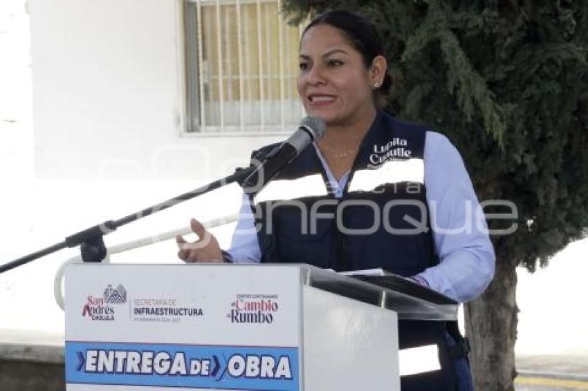 SAN ANDRÉS CHOLULA . ENTREGA DE DOMO