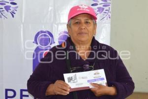 ATLIXCO . ENTREGA TARJETAS BIENESTAR