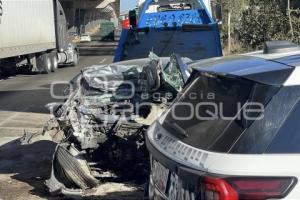 ACCIDENTE AUTOPISTA MÉXICO PUEBLA