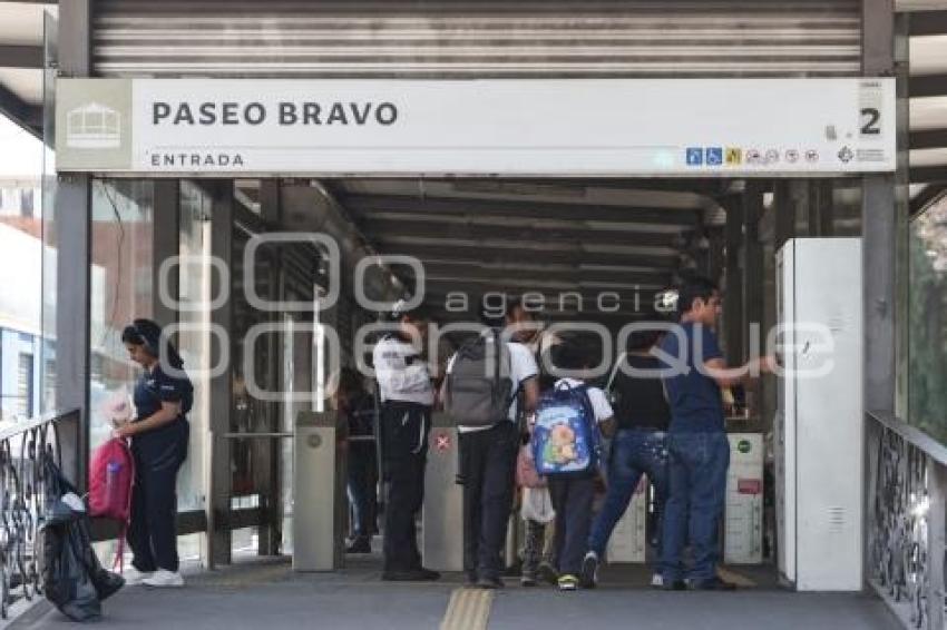 RUTA . ESTACIÓN PASEO BRAVO
