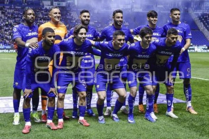 FÚTBOL . CLUB PUEBLA VS PUMAS