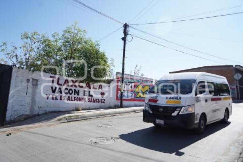 TLAXCALA . BARDAS PROPAGANDA POLÍTICA