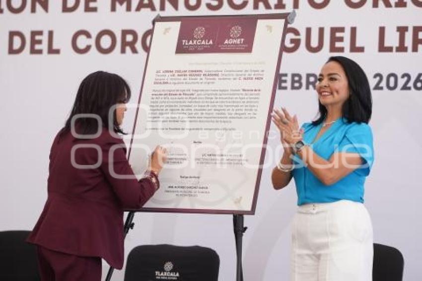 TLAXCALA . MANUSCRITO MIGUEL LIRA