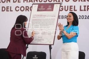 TLAXCALA . MANUSCRITO MIGUEL LIRA