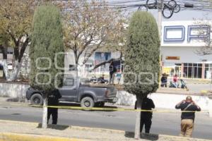 TEXMELUCAN . CADÁVER EN CAMIONETA