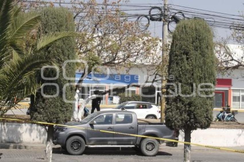 TEXMELUCAN . CADÁVER EN CAMIONETA