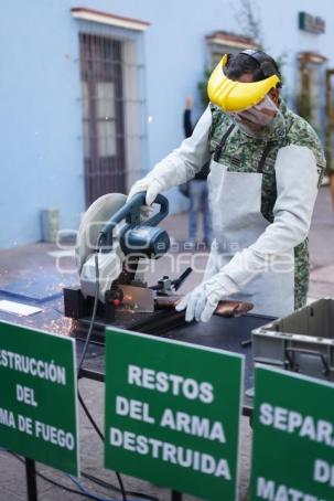 TLAXCALA . DESARME DE ARMAS
