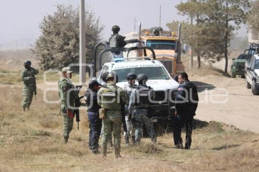 CADÁVERES . SAN PABLO DEL MONTE