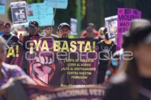 TLAXCALA . MANIFESTACIÓN MÉDICOS VETERINARIOS