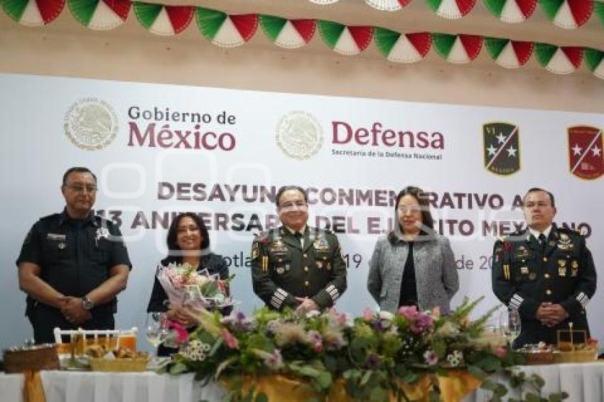 TLAXCALA . CEREMONIA EJÉRCITO MEXICANO