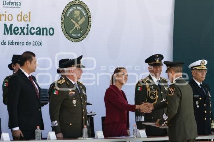 GOBIERNO FEDERAL . ANIVERSARIO EJÉRCITO MEXICANO