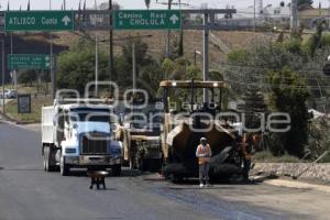 REPAVIMENTACIÓN . BULEVAR ATLIXCO