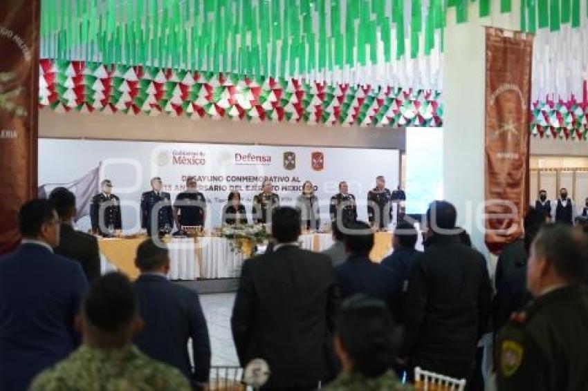 TLAXCALA . CEREMONIA EJÉRCITO MEXICANO