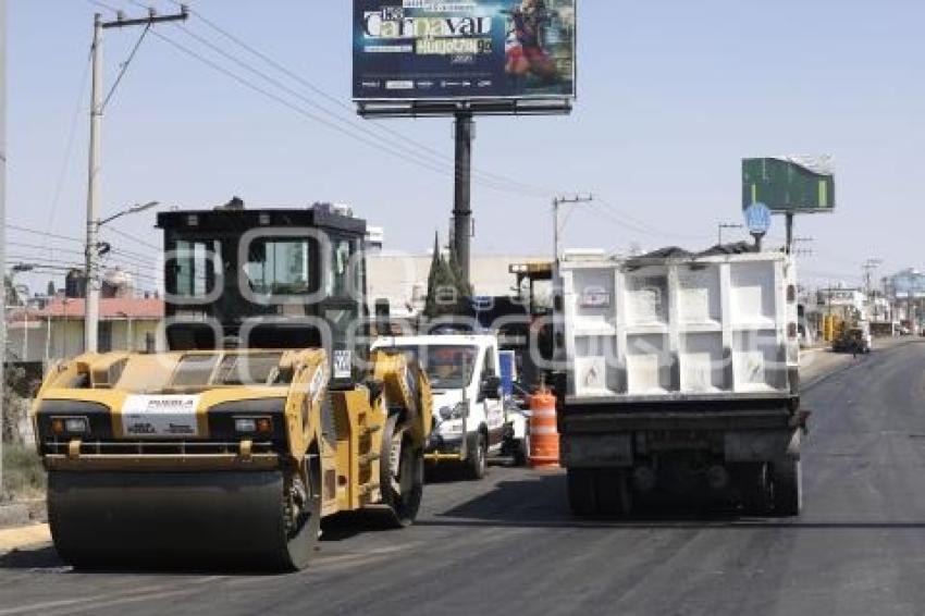 REPAVIMENTACIÓN . BULEVAR ATLIXCO