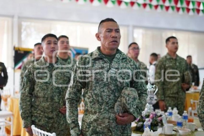 TLAXCALA . CEREMONIA EJÉRCITO MEXICANO