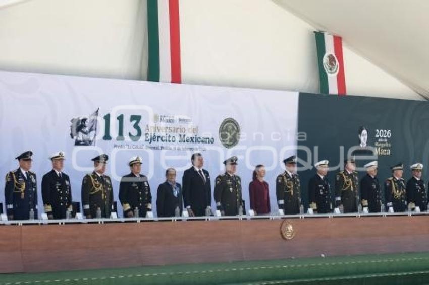 GOBIERNO FEDERAL . ANIVERSARIO EJÉRCITO MEXICANO