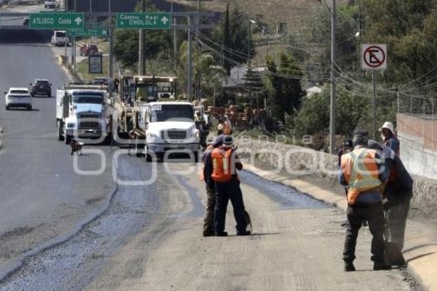 REPAVIMENTACIÓN . BULEVAR ATLIXCO