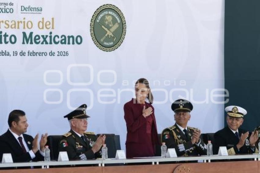 GOBIERNO FEDERAL . ANIVERSARIO EJÉRCITO MEXICANO