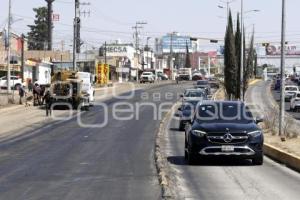 REPAVIMENTACIÓN . BULEVAR ATLIXCO
