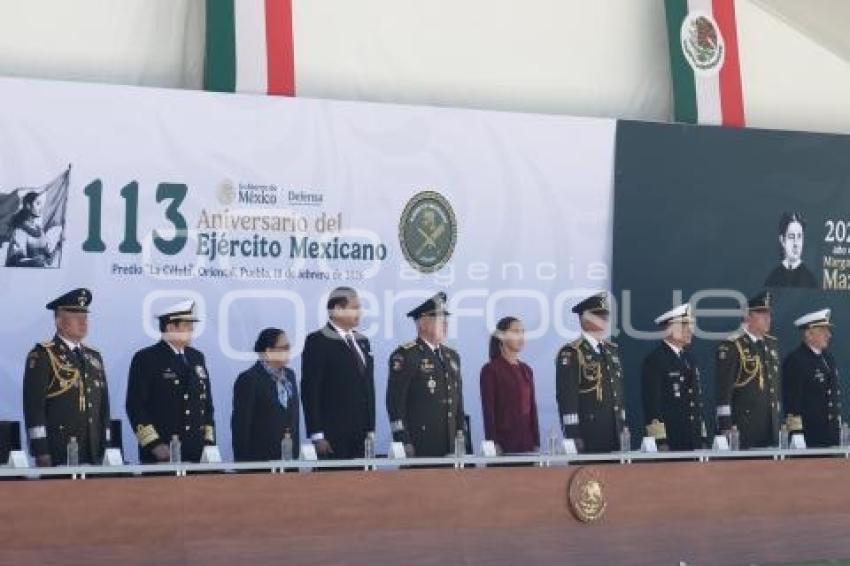 GOBIERNO FEDERAL . ANIVERSARIO EJÉRCITO MEXICANO