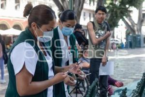 ZÓCALO . CAMPAÑA DE VACUNACIÓN