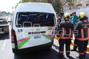 CHOQUE TRANSPORTE PÚBLICO